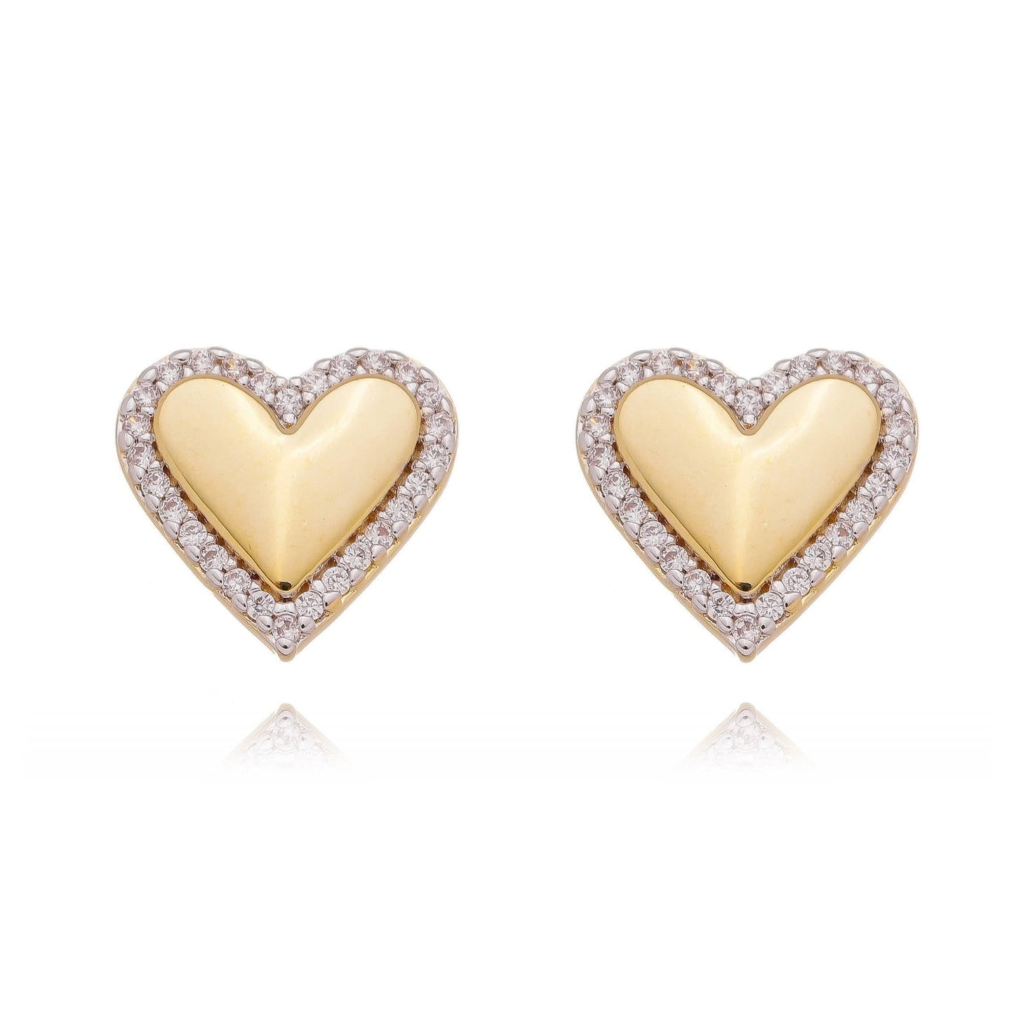 Pillow Heart Studs