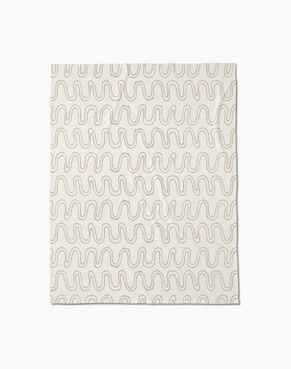 Geometry Abstract Squiggles Butter Blanket