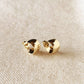 18k Gold Filled Half-Open Stud Earrings