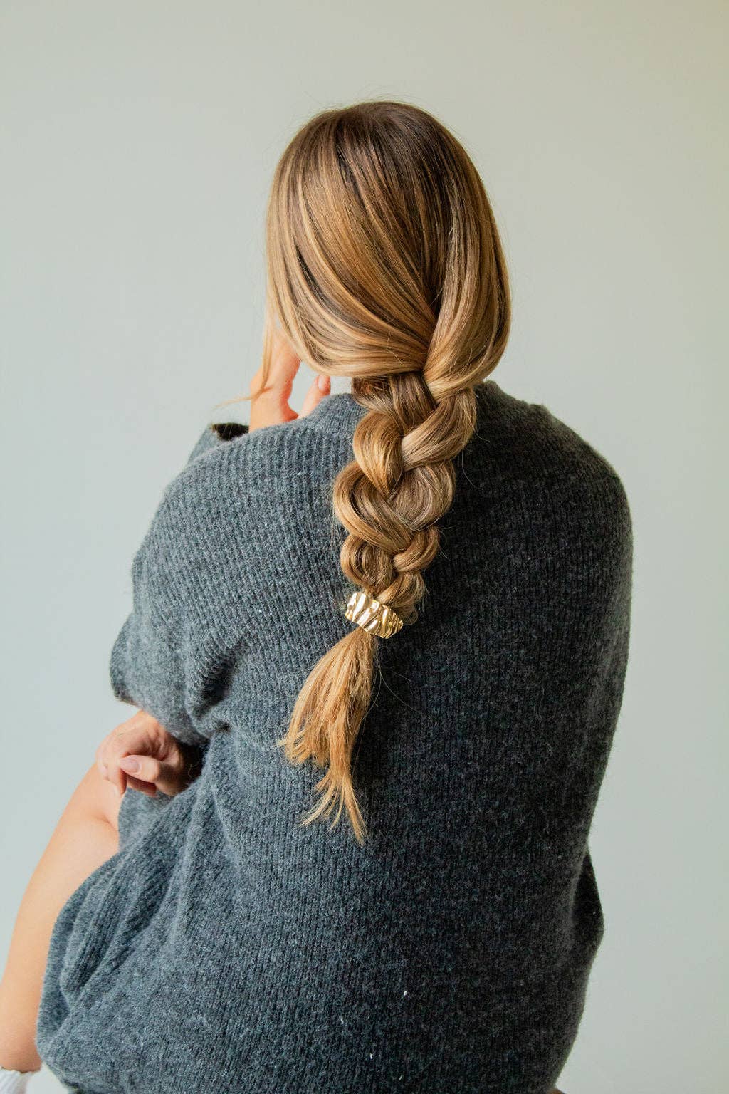 Gold Ponytail Cuff
