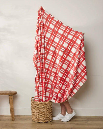 Geometry Tartan Butter Blanket