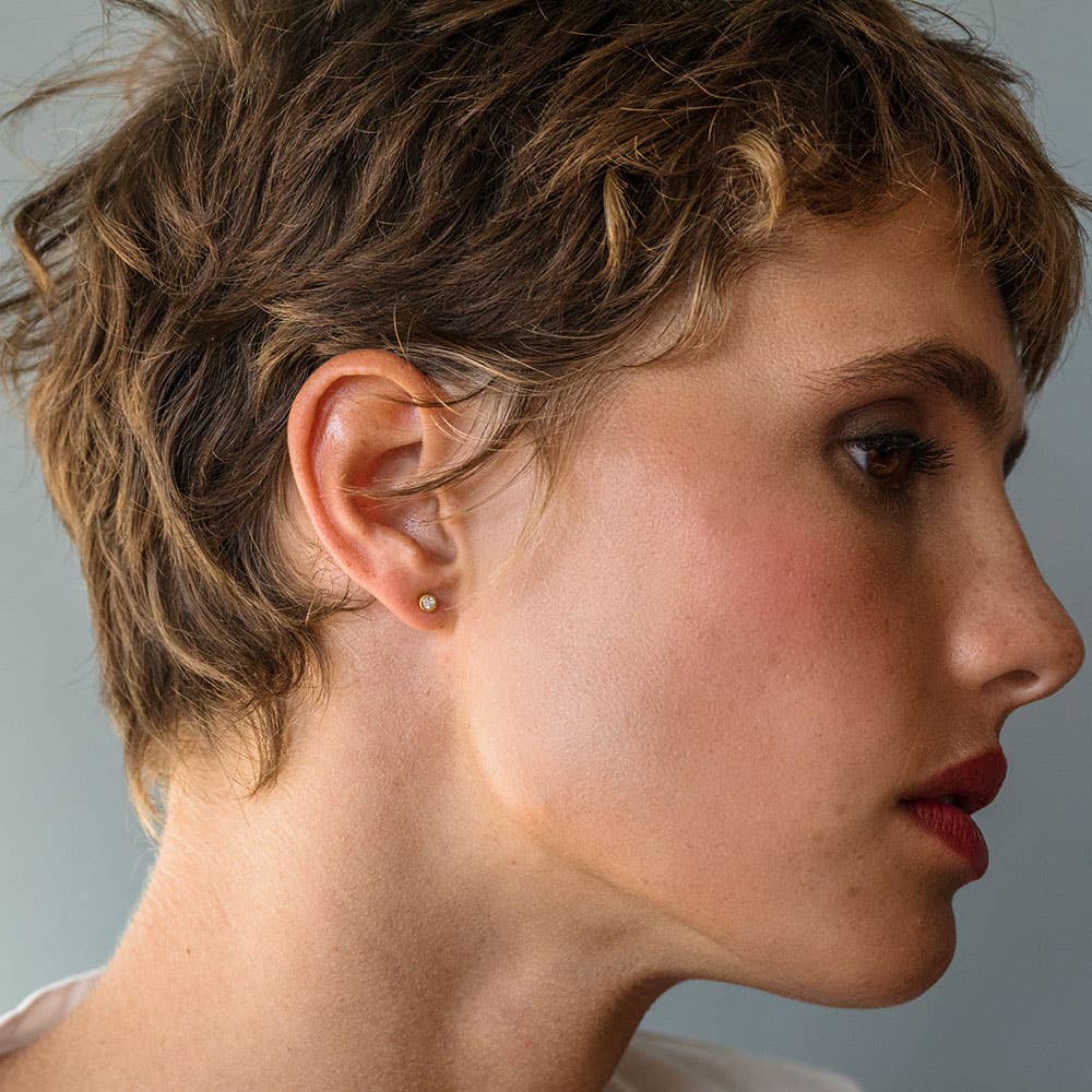 Tiny Dot Stud Earring