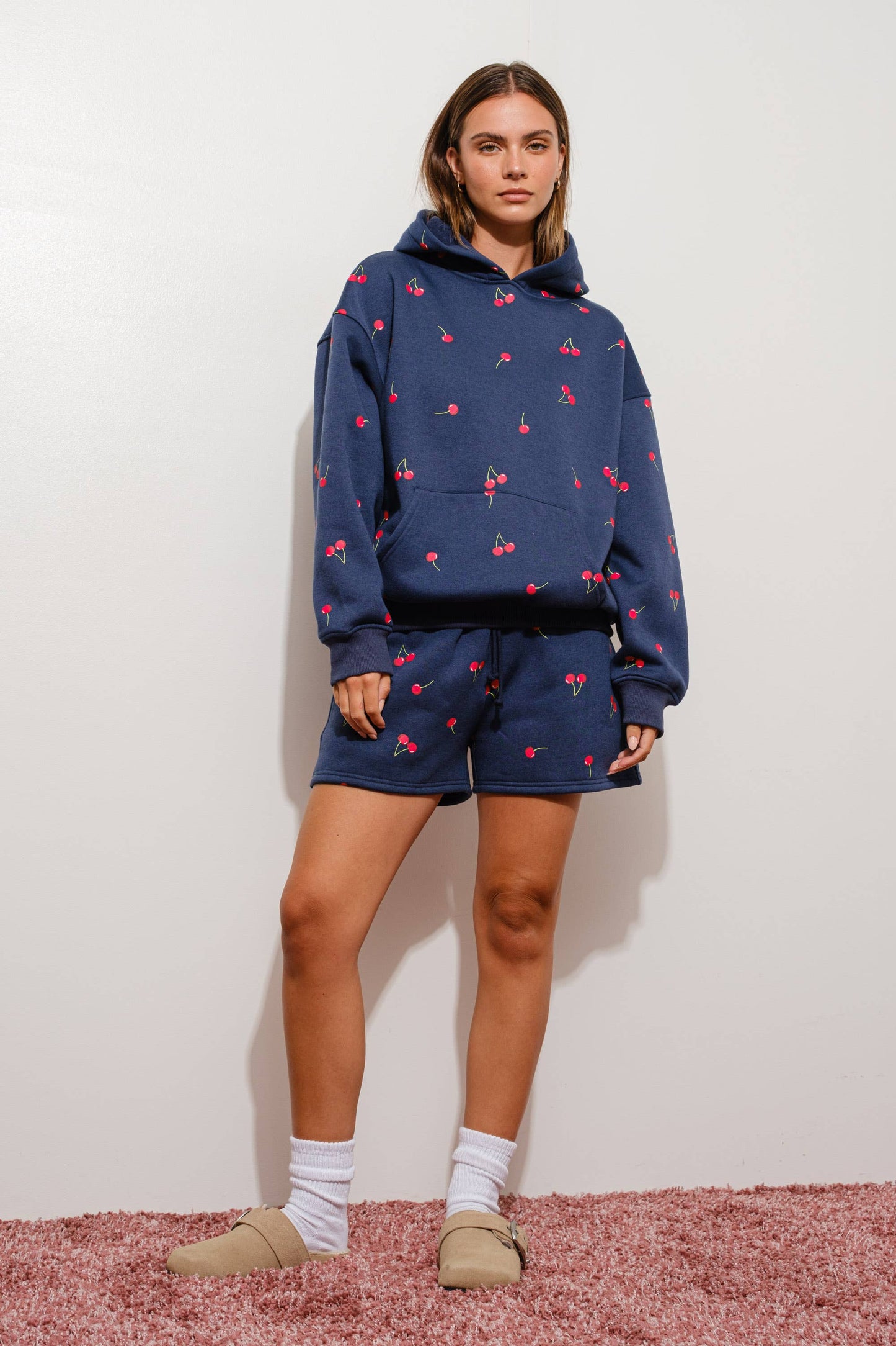 Cherry Hoodie & Shorts