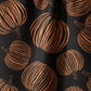 Geometry Pumpkin Noir Tea Towel