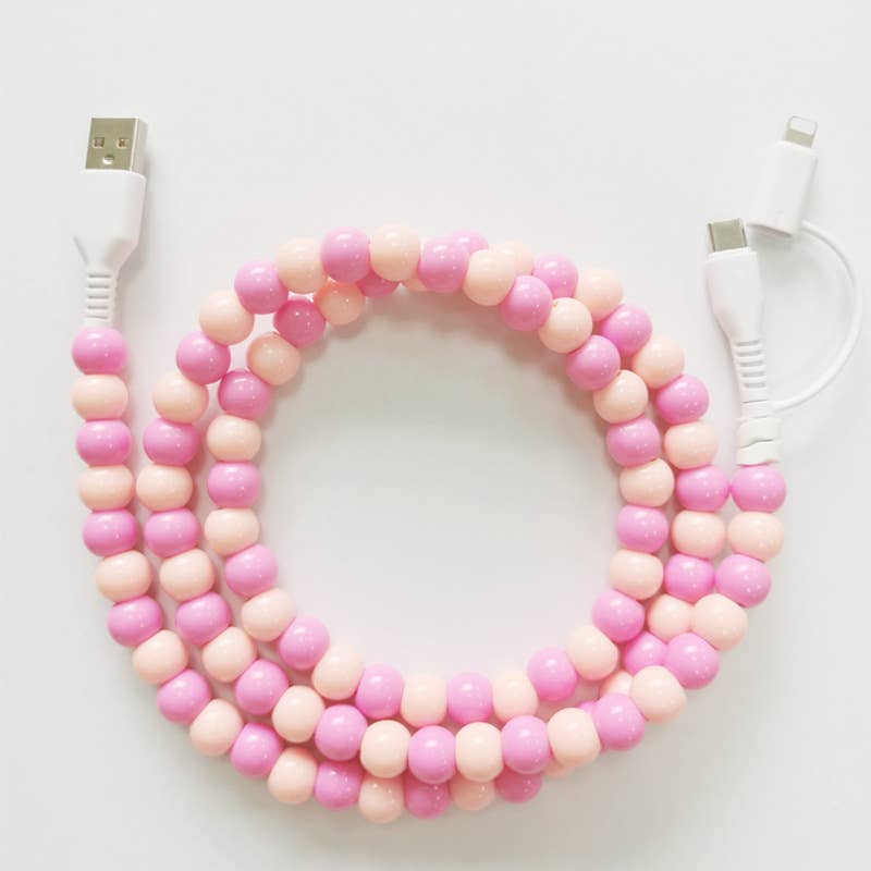 Beaded 2 in 1 Phone Charger