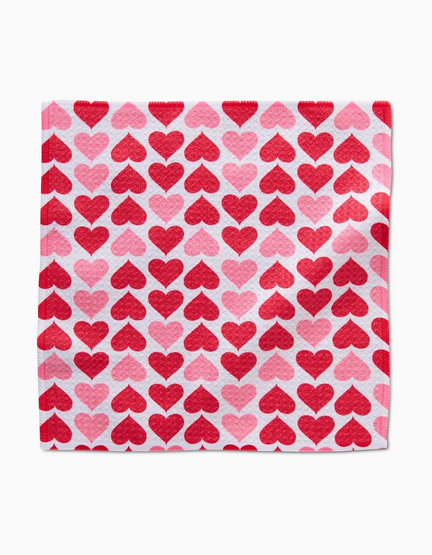 Geometry Blushing Hearts Dishcloth Set