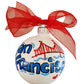 Mount Prospect Hand Painted Glass Ball Ornament