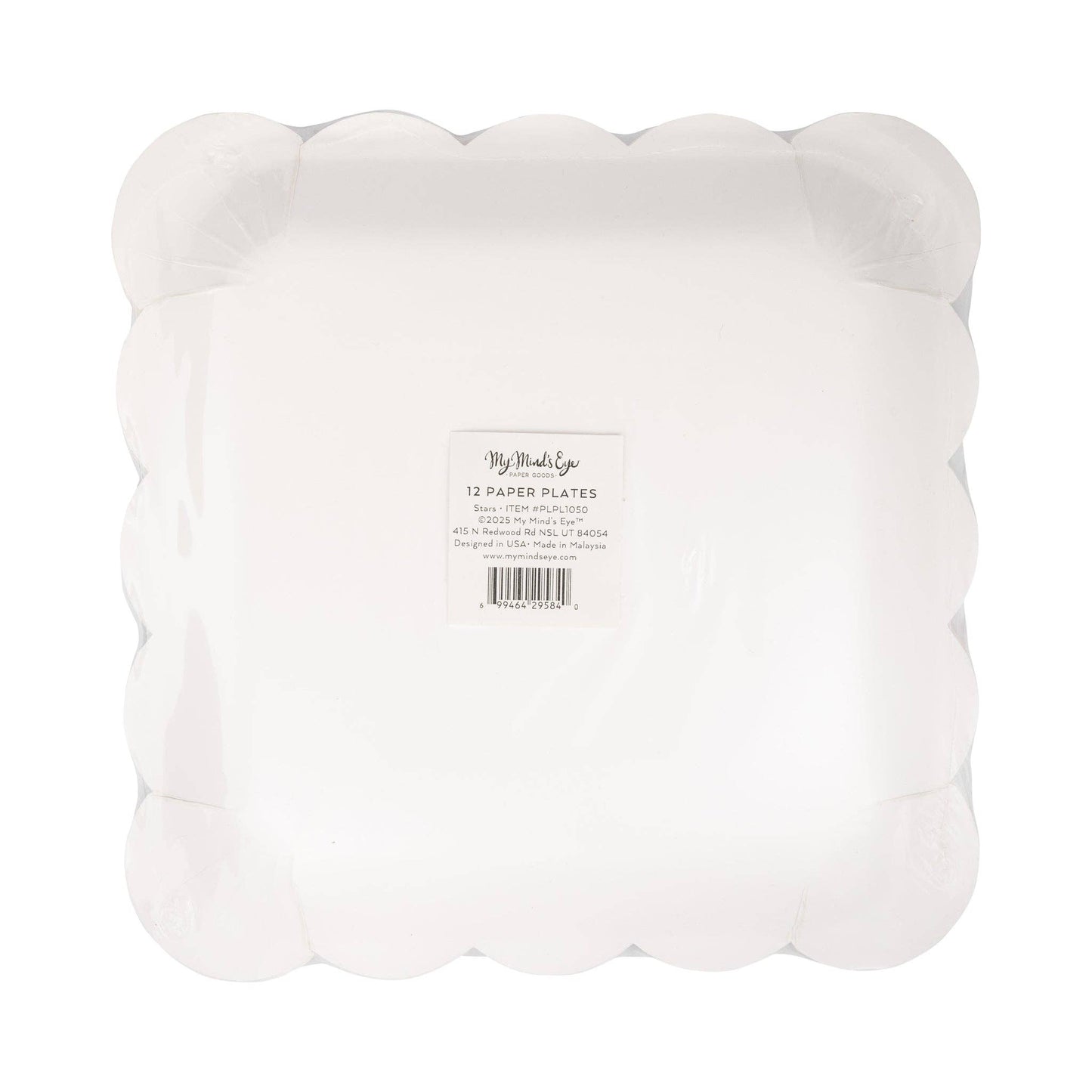 USA Stars Paper Plates