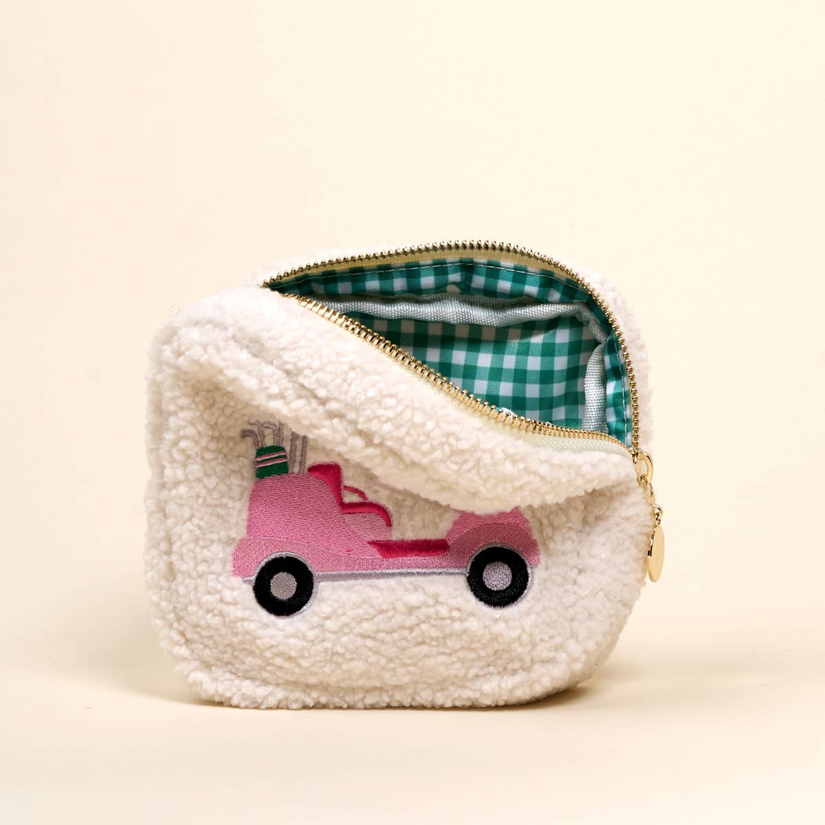 Golf Cart Teddy Pouch