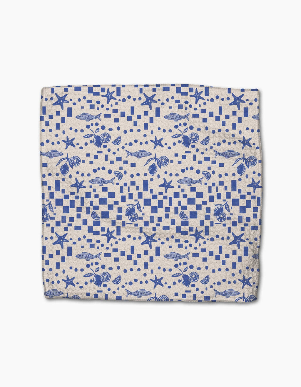 Geometry Santorini Tile Dishcloth Set
