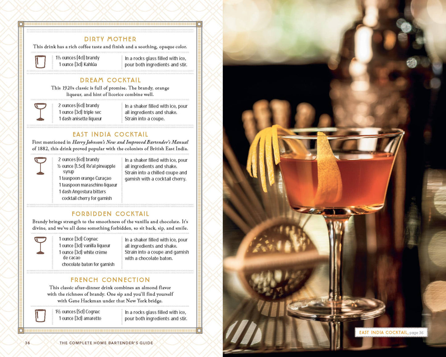 Complete Home Bartender's Guide Cocktail Book