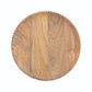Mango Wood Scalloped Serving Tray