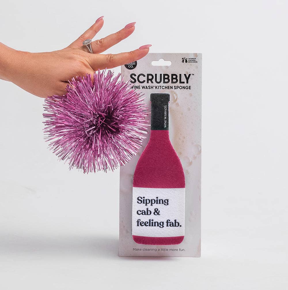 Scrubbly™ Wine Sponge - Cabernet