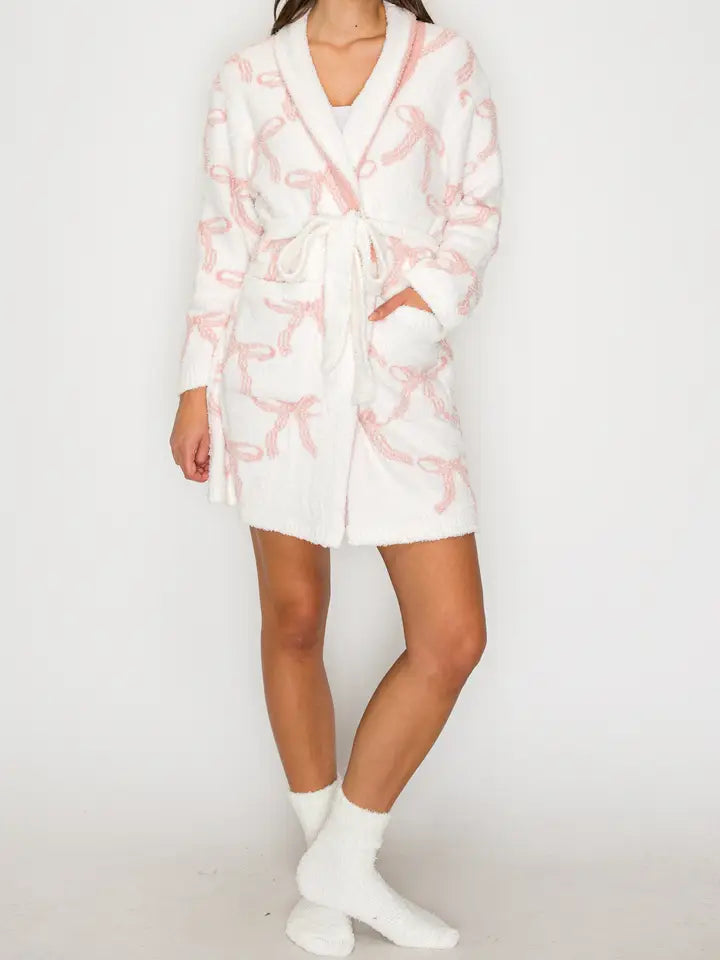 Soft Cozy Bow Robe