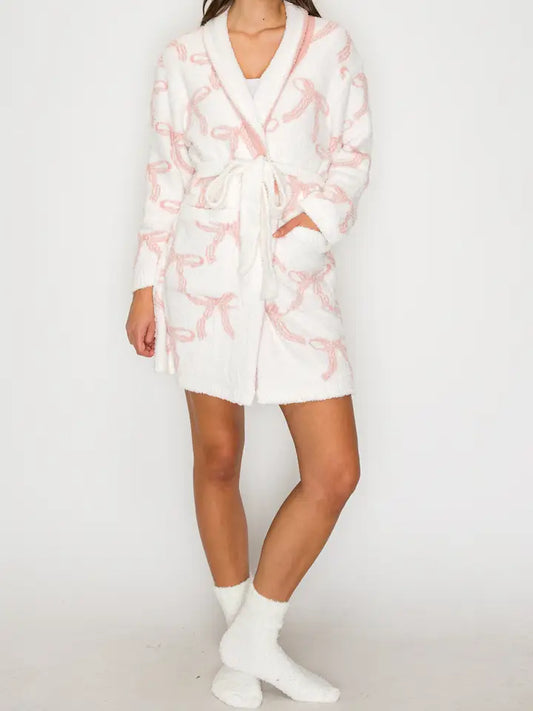 Soft Cozy Bow Robe