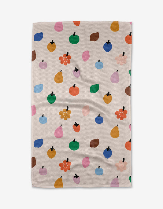 Geometry Fruit Basket Tea Towel