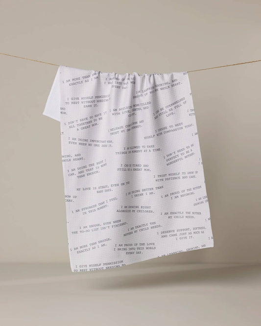 Geometry Reminders for Mom Tea Towel