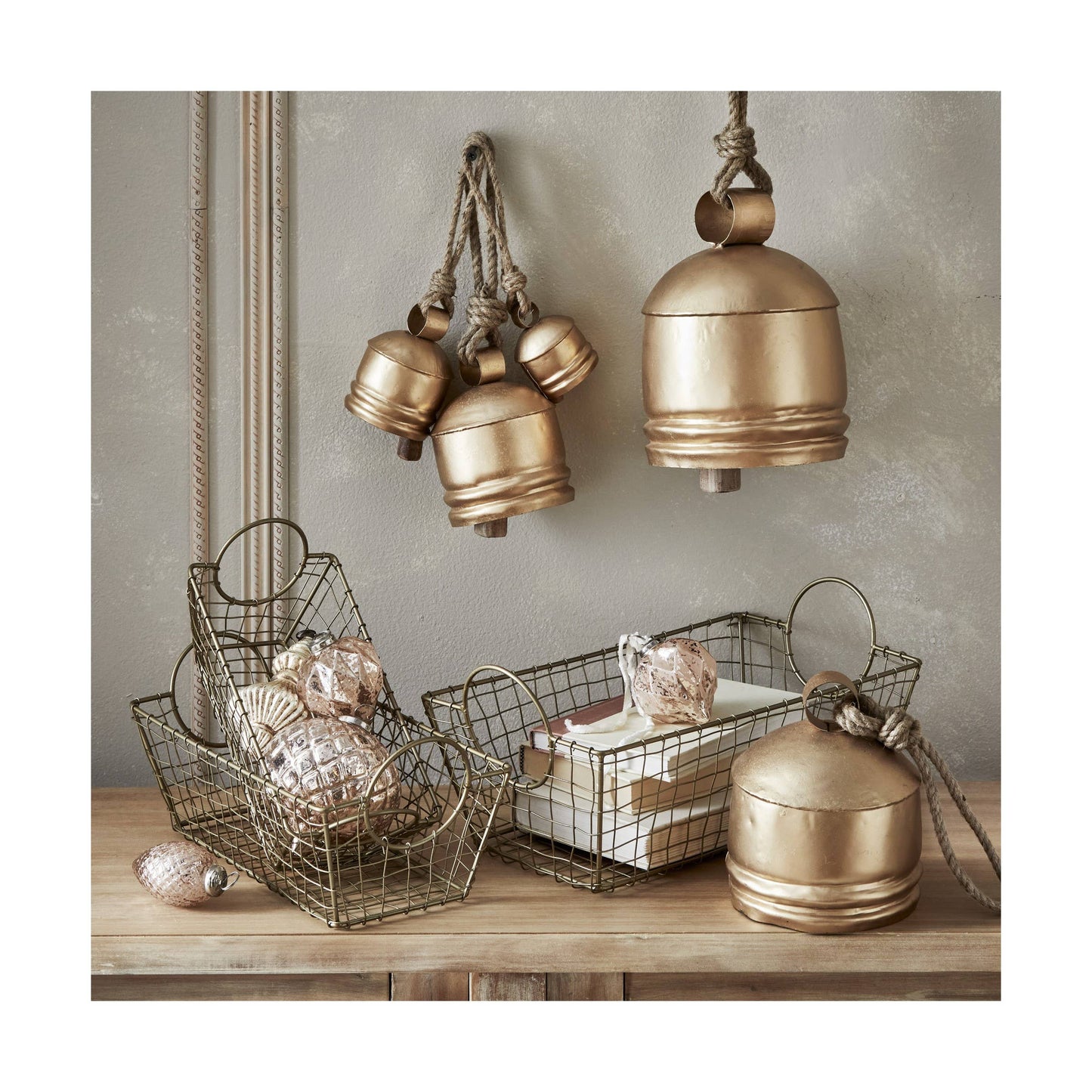 Classic Artisan Made Bell - Antique Gold