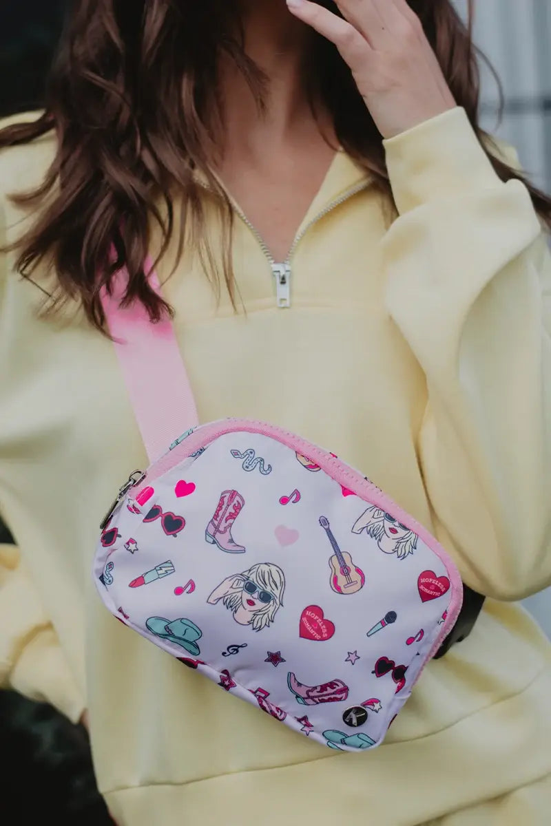 Music Girl Icons Belt Bag