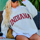 Indiana Reversible Mock Neck Sweatshirt