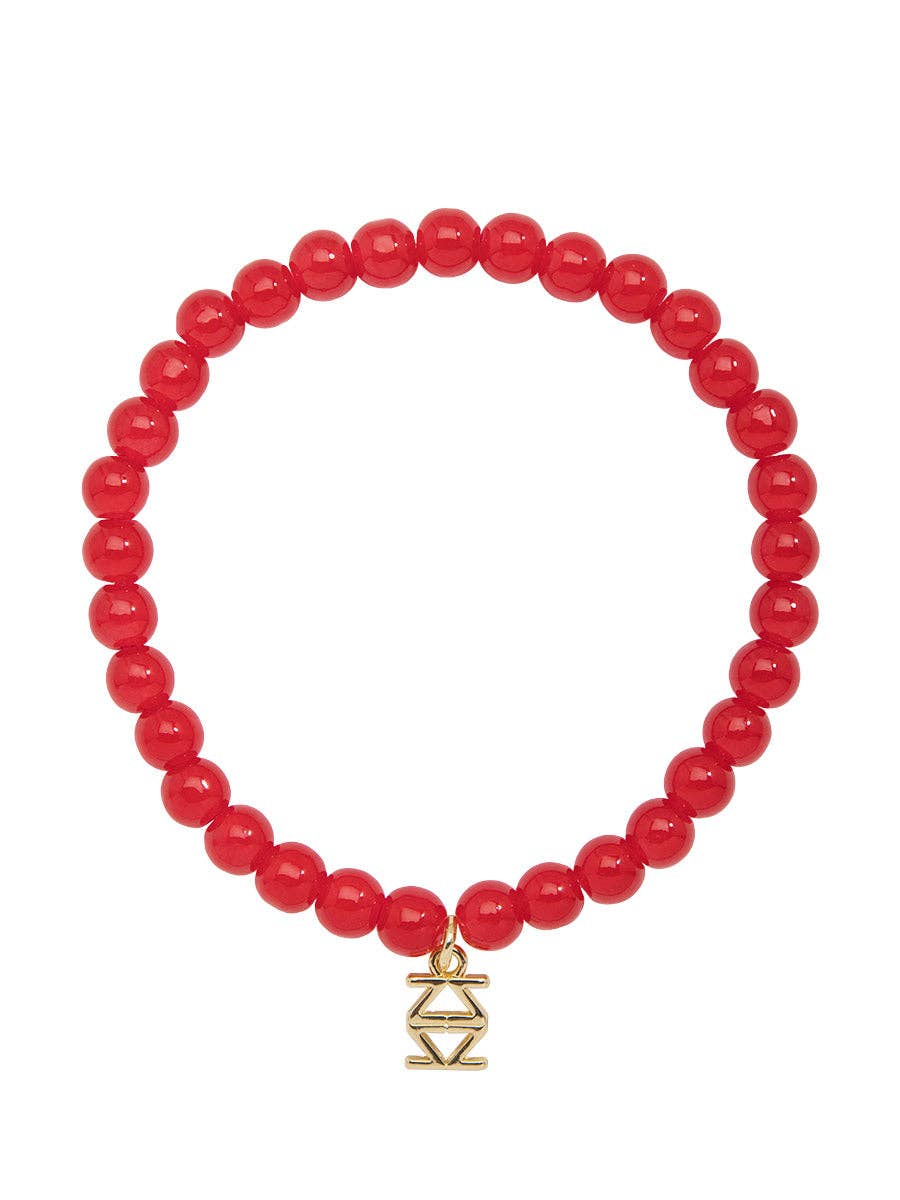 Small Glass Bead Stretch Bracelet
