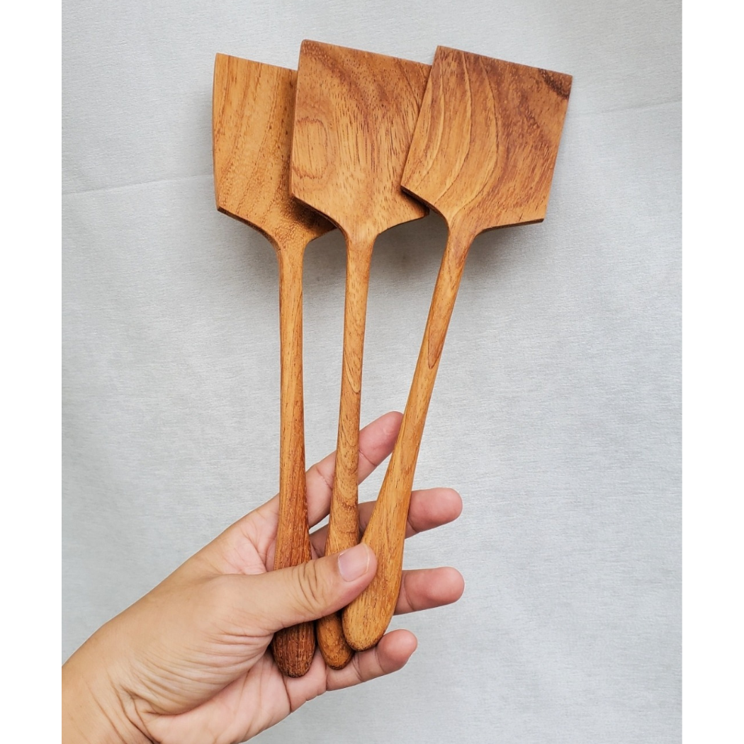 Wooden Curved Spatula