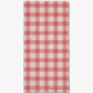 Geometry Cranberry Stripes Bar Towel