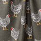 Geometry Hen House Tea Towel