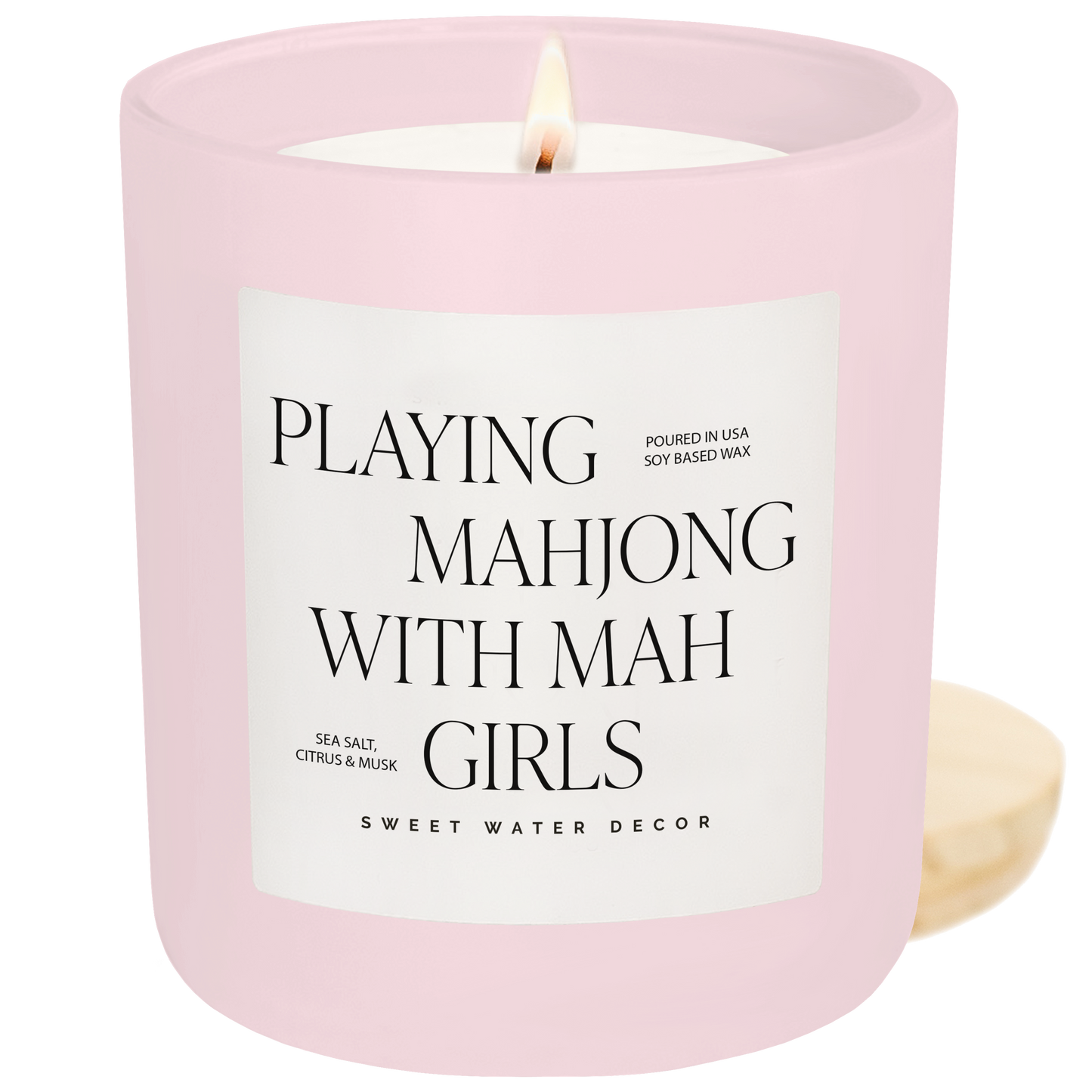 Mahjong with Mah Girls Soy Candle