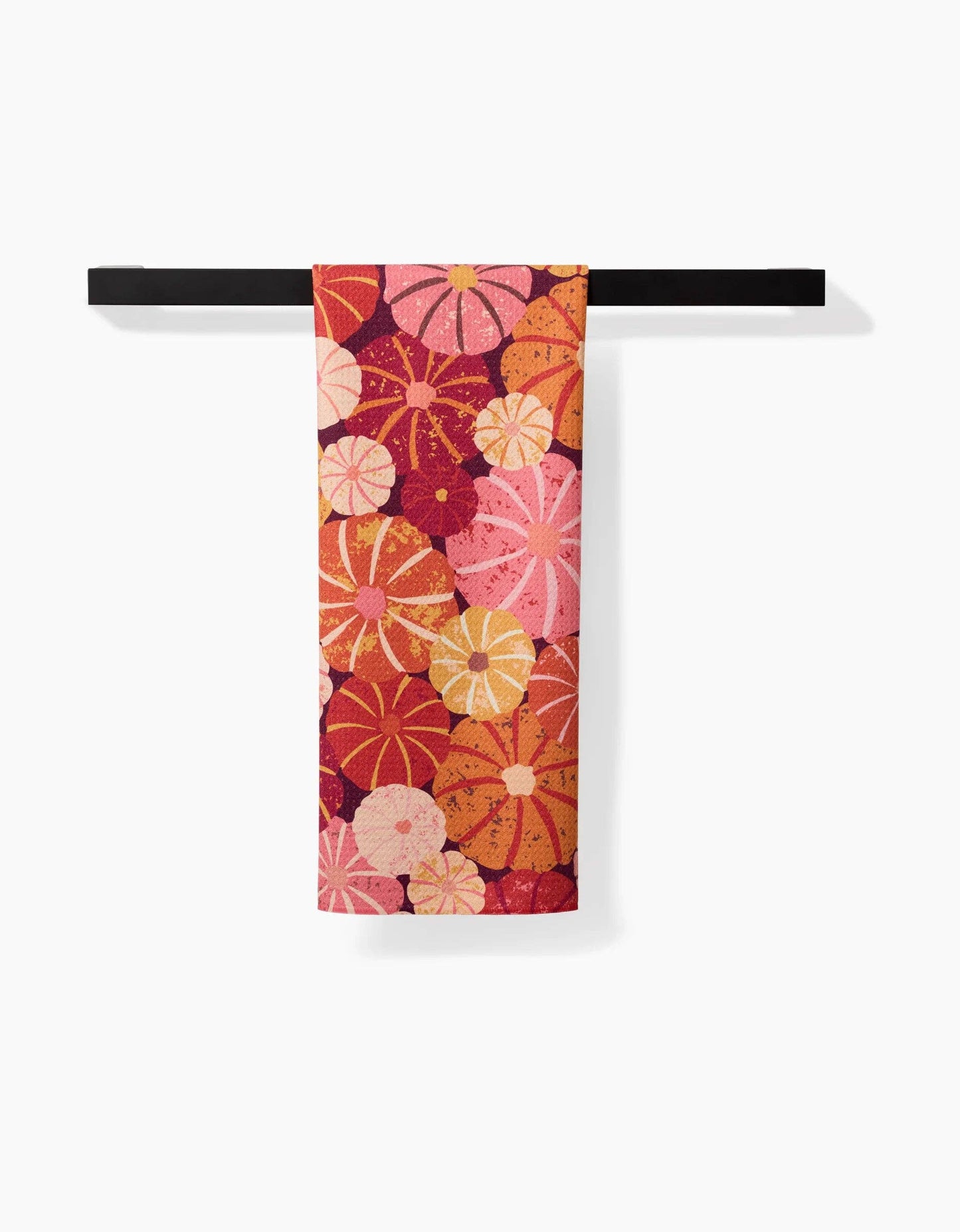 Geometry Spicy Pumpkins Tea Towel