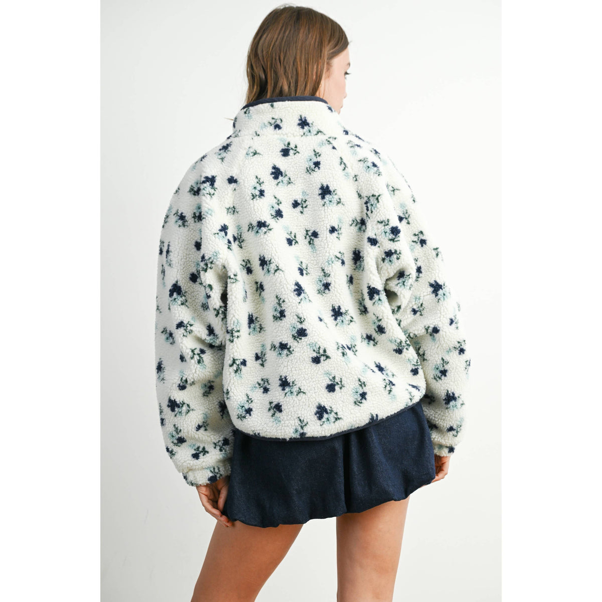 Floral Fleece Jacket