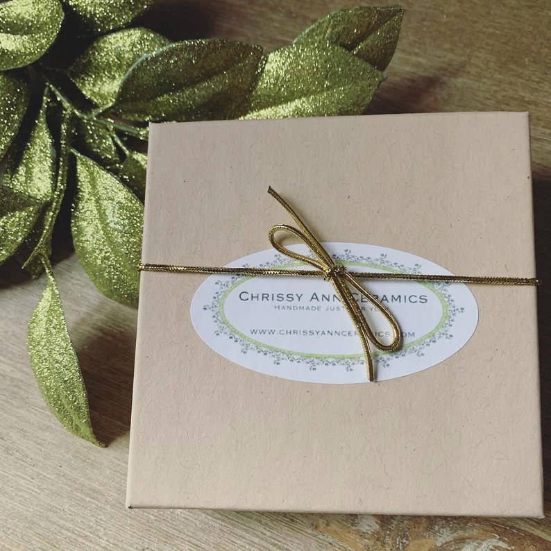 Graduation Gift Class of 2025 Ornament  | Handmade Pottery