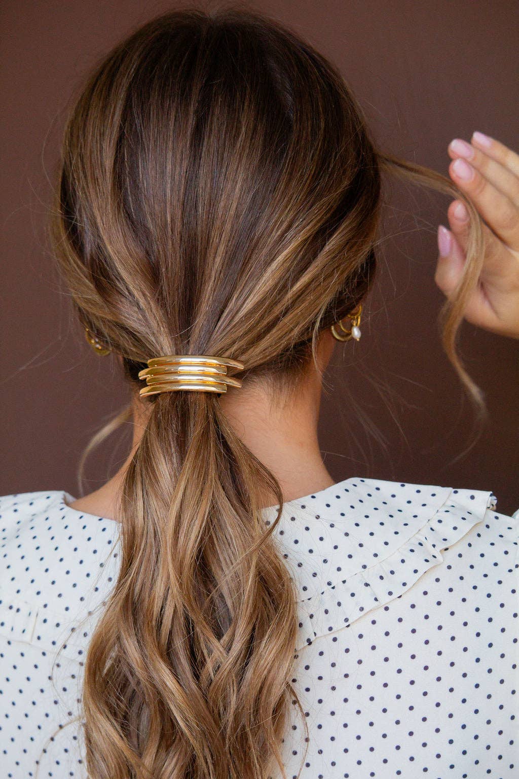 Gold Ponytail Cuff