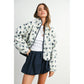 Floral Fleece Jacket
