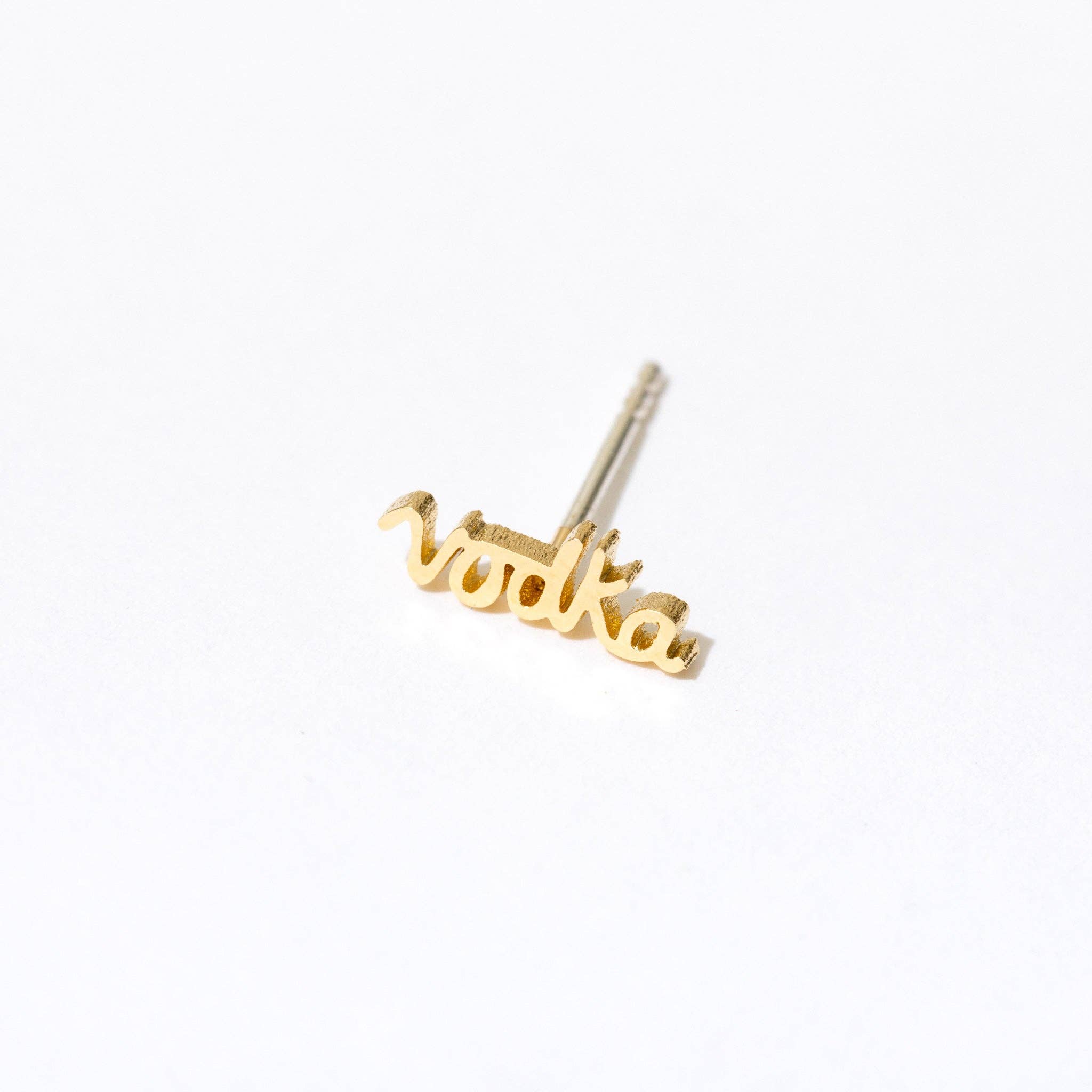 Vodka Stud Single Earring