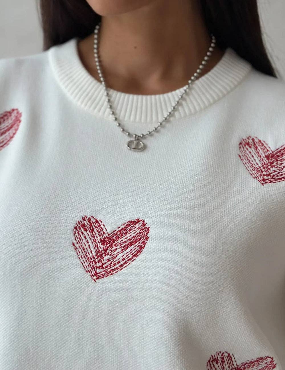 Heart Pullover Sweater