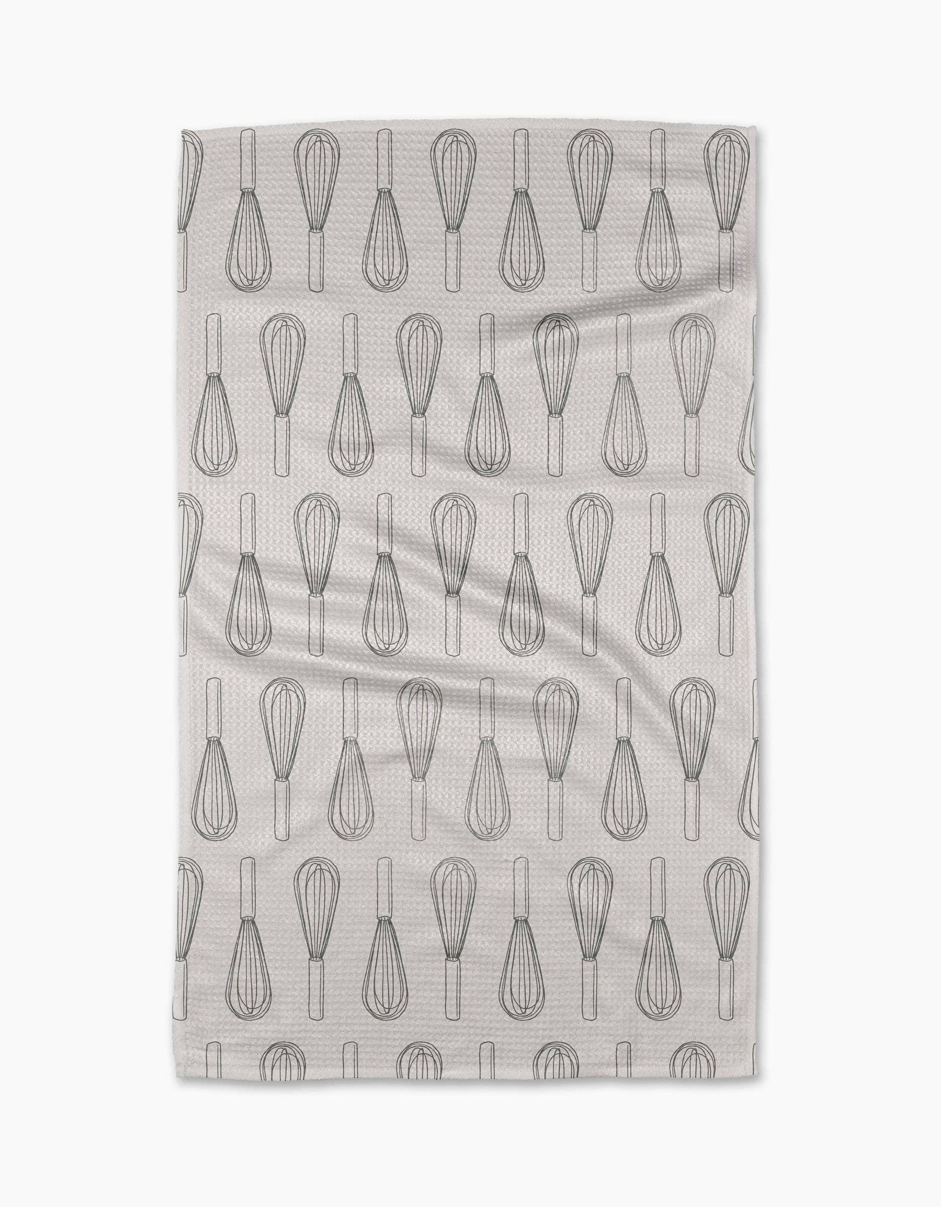 Geometry Kitchen Whisks Tea Towel