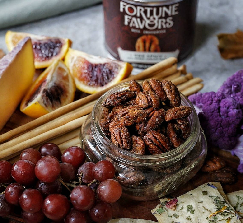 The Spicy Candied Pecans