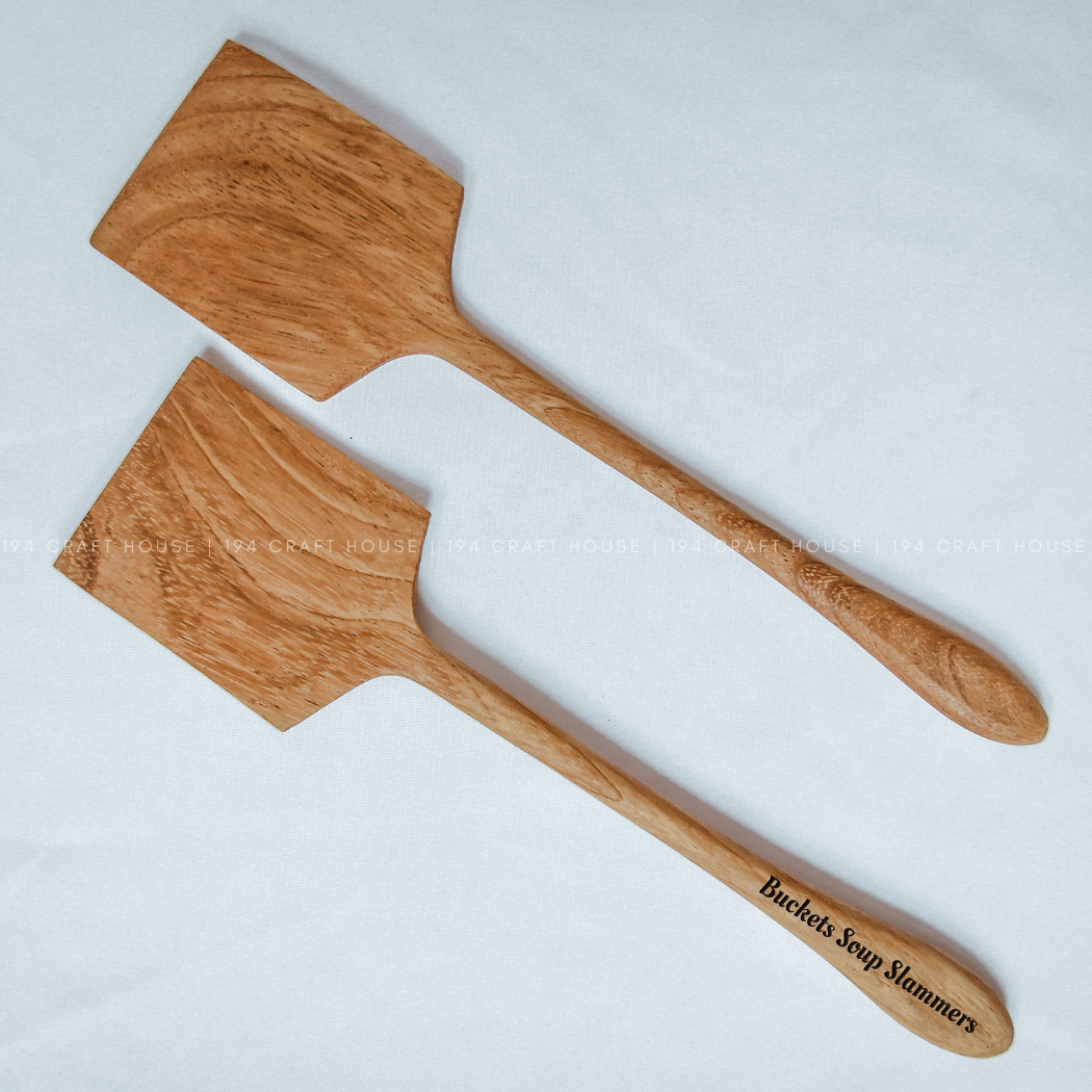 Wooden Curved Spatula