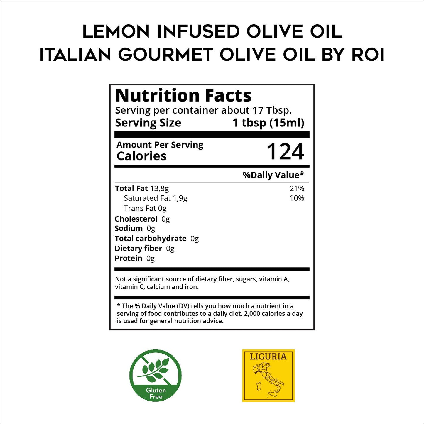 Gourmet Lemon-Infused Italian Extra Virgin Olive Oil