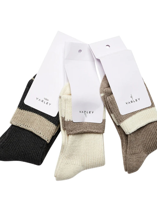Varley Roll Top Sock