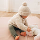 Natural Garter Stitch Cardigan