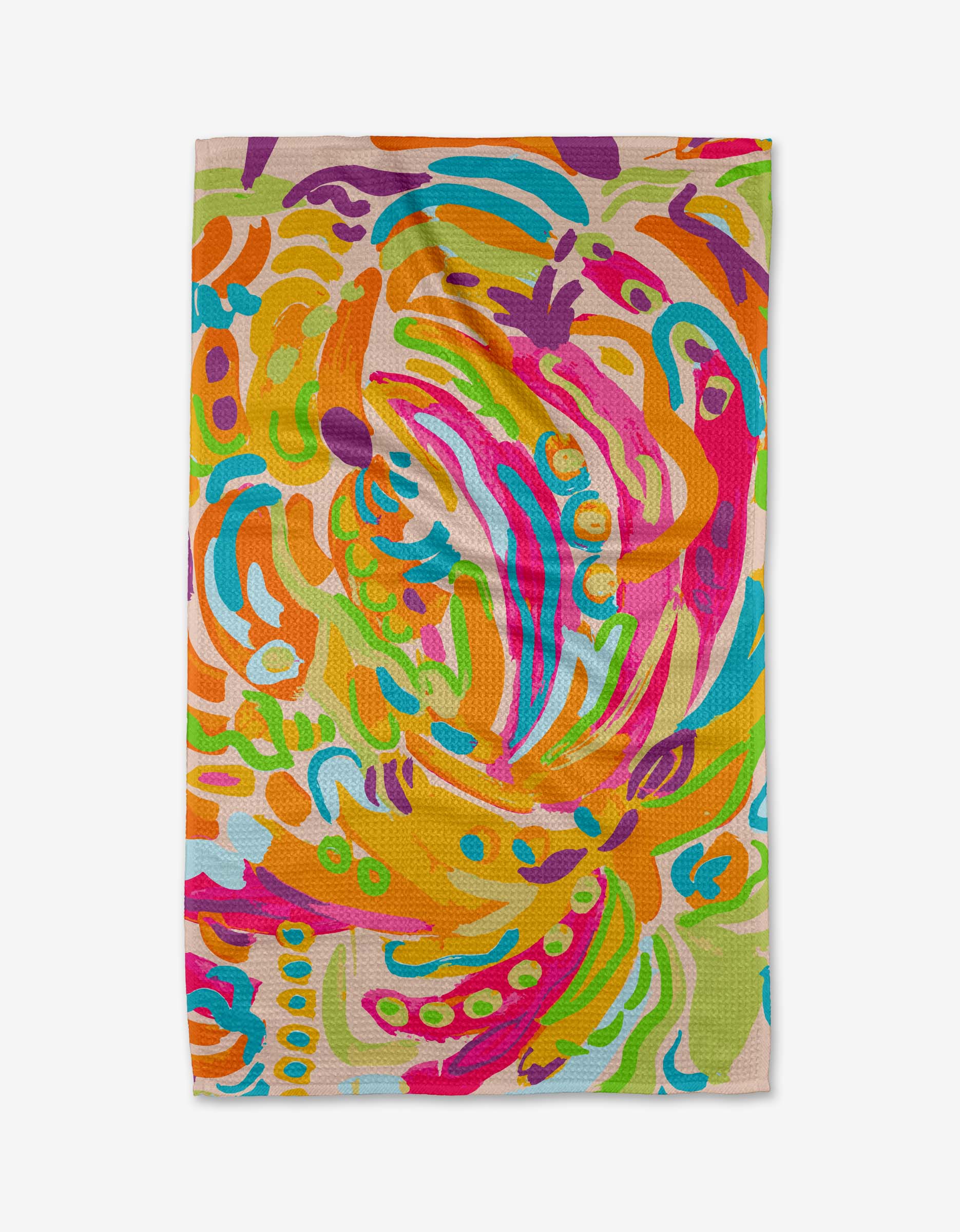 Geometry Florescence Tea Towel