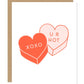 Candy Hearts Valentine's Card