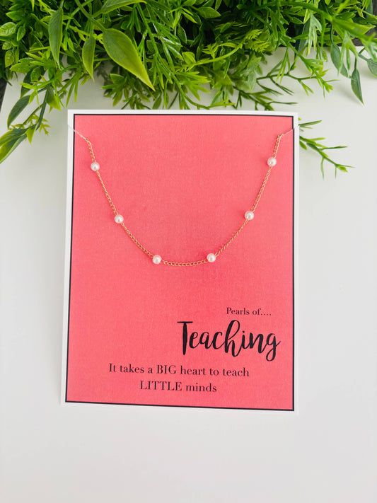 End of the Year Teacher Necklace