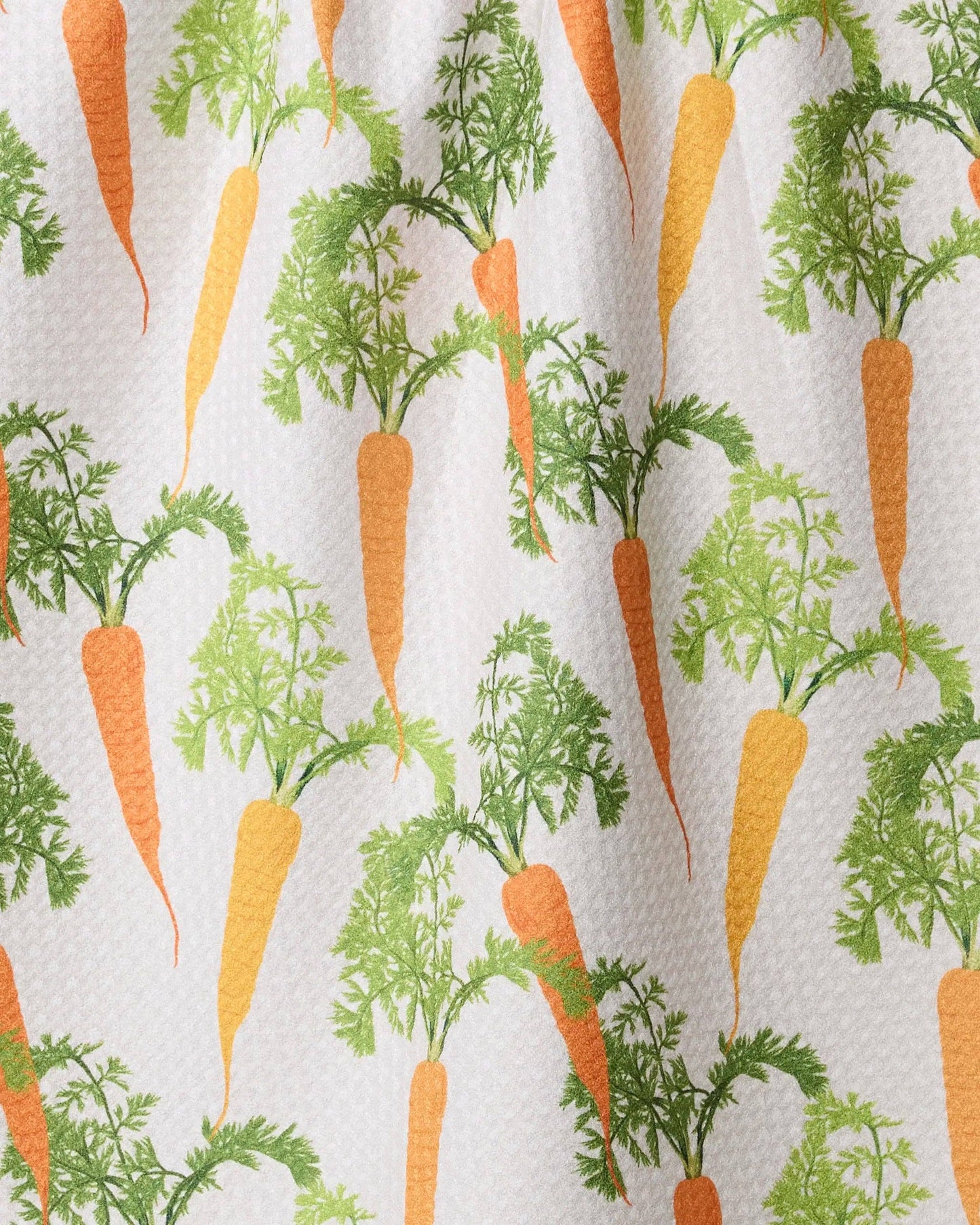 Geometry Happy Carrots Tea Towel