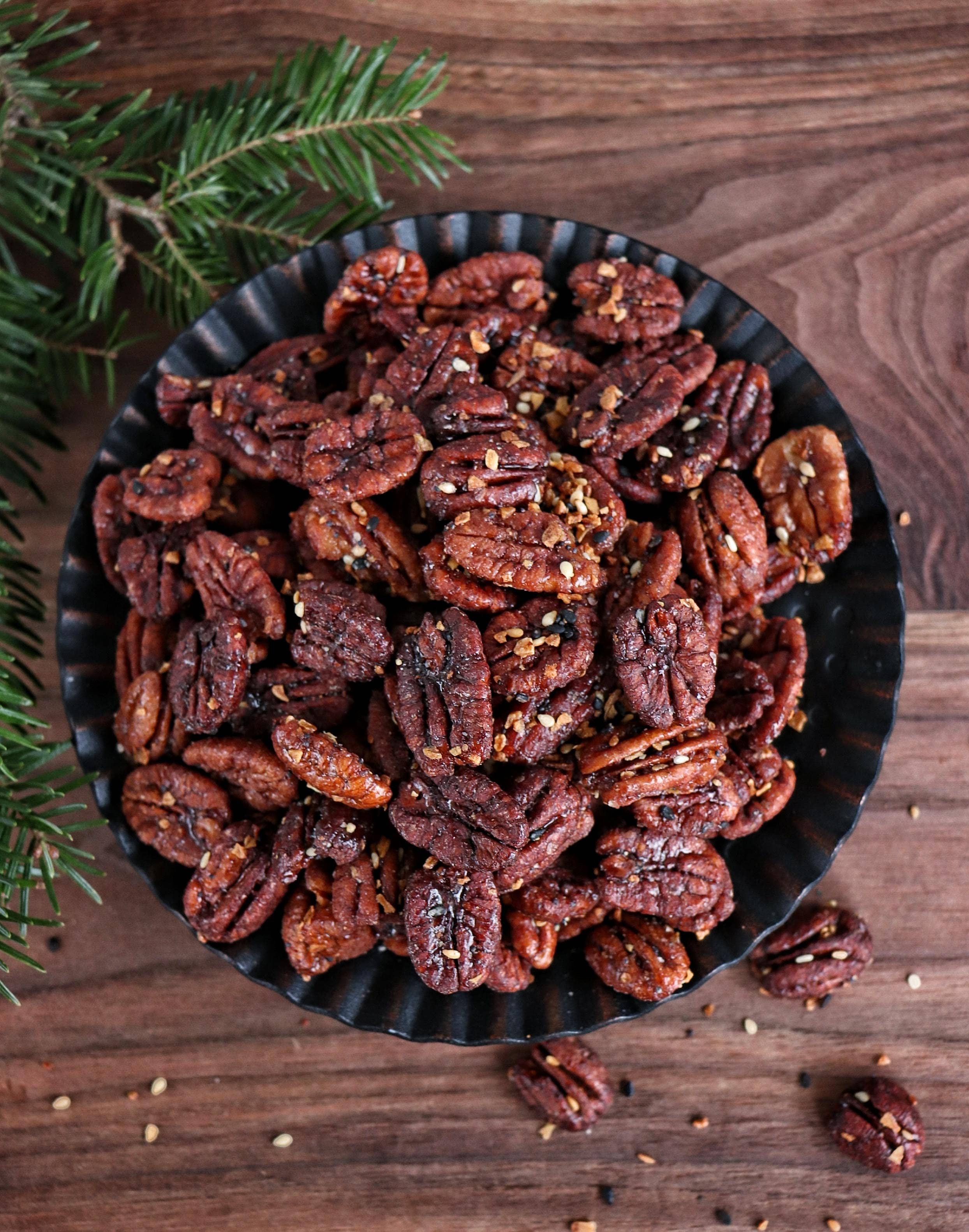 The Everything Candied Pecans