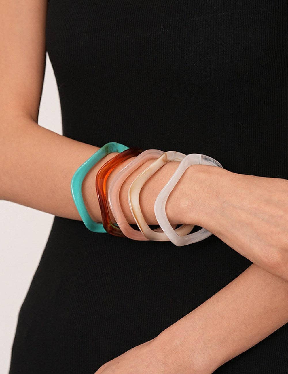 Wavy Acrylic Bracelet