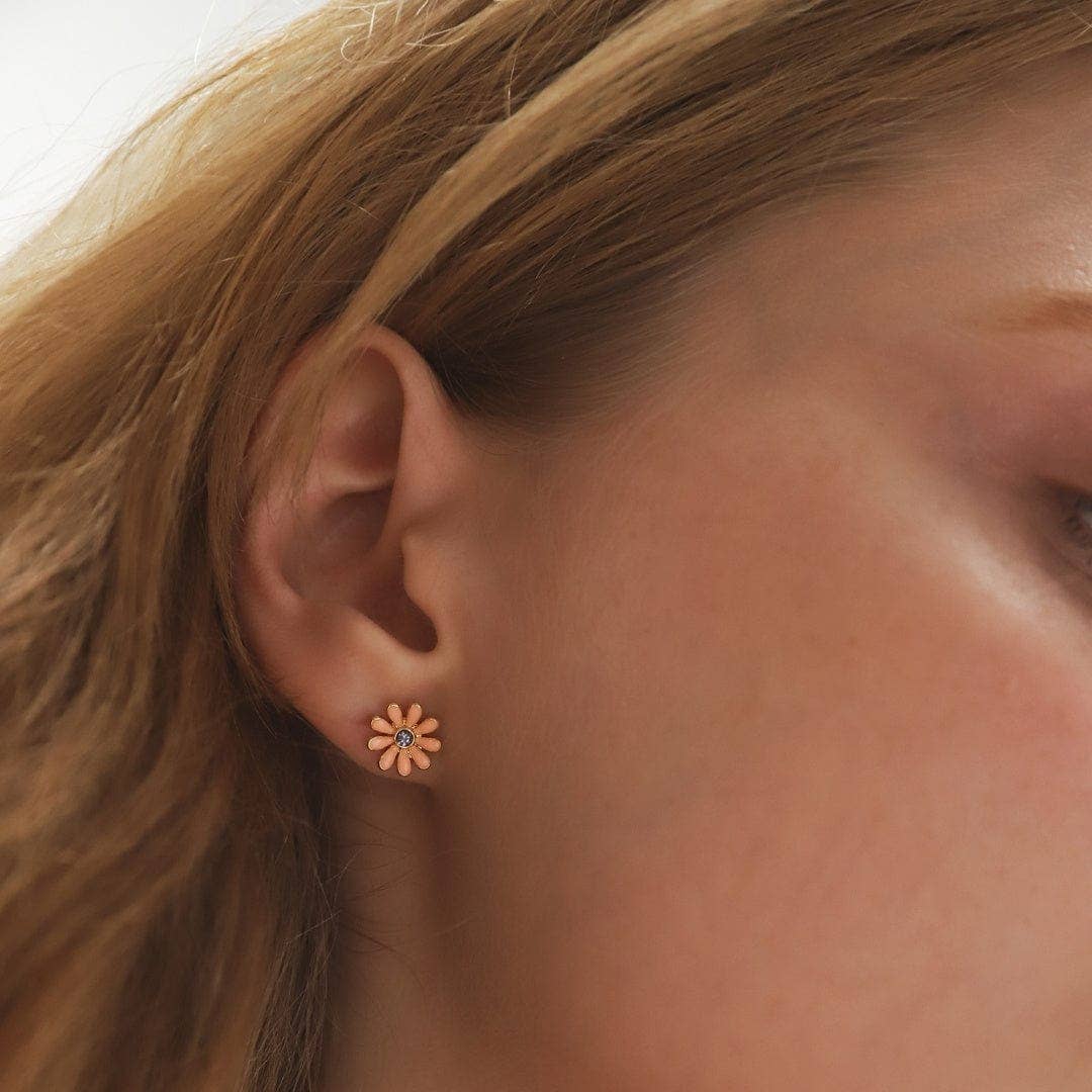 Bird and Flower Mismatched Studs