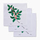 Geometry December Holly Dishcloth Set